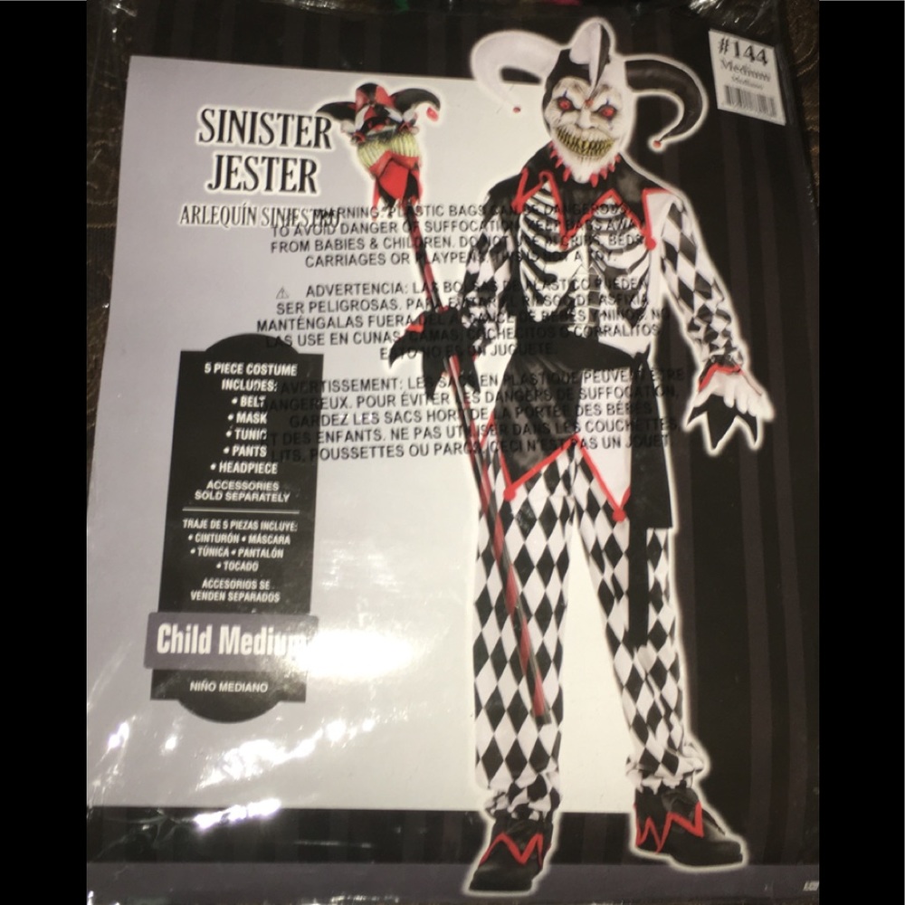 Bouffon sinstre costume without stick